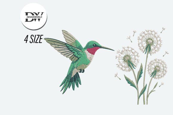 Download Hummingbird Embroidery Design - Premium Resources