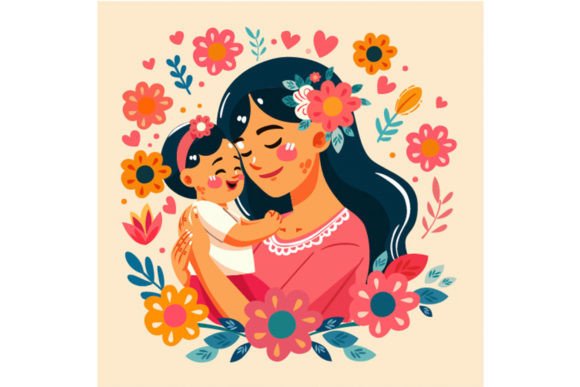 Download Hand Drawn Mothers Day Illustration - Drawn Collection