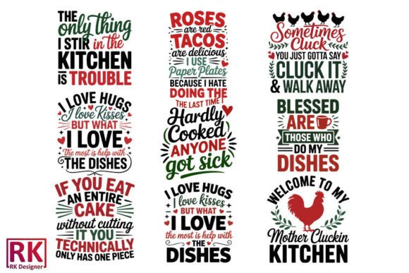 Download *Funny Kitchen Towels Svg Design Bundle* - Premium Resources