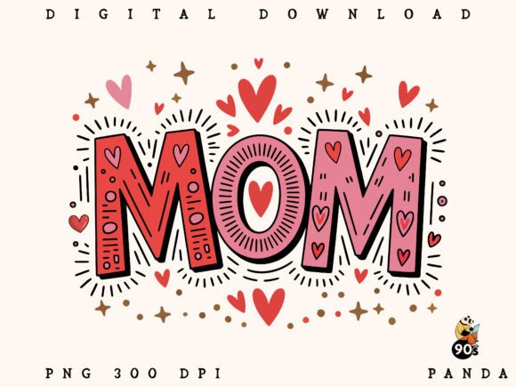 Download Brushstroke Mom, Hand Drawn Mom Design - Drawn Collection